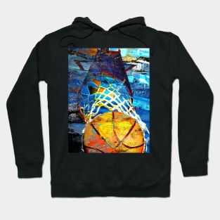 Basketball art swoosh 108- basketball artwork Hoodie